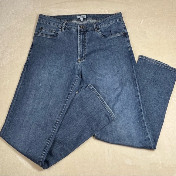 Peter Millar Men’s Medium Wash Classic Straight Leg Denim Jeans Pants Size 35x30 - Picture 1 of 15